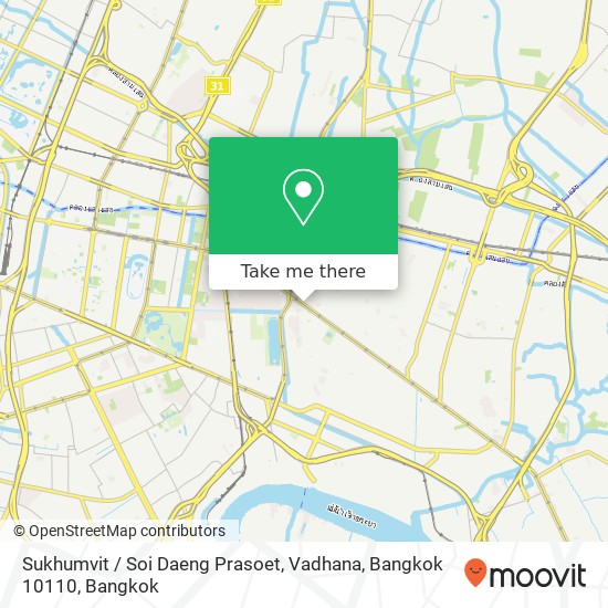 Sukhumvit / Soi Daeng Prasoet, Vadhana, Bangkok 10110 map