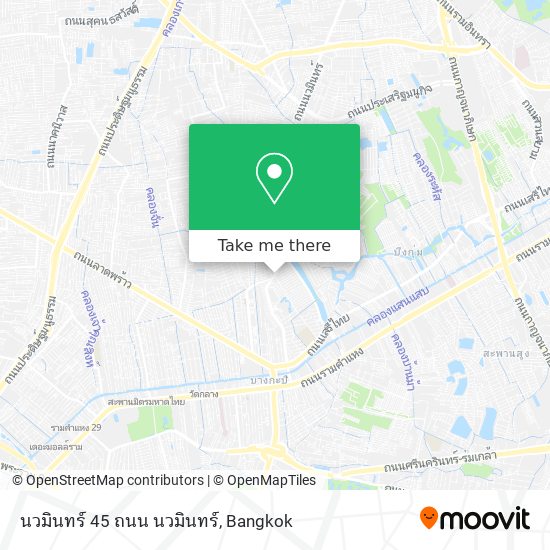 นวมินทร์ 45 ถนน นวมินทร์ map