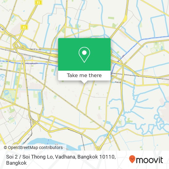 Soi 2 / Soi Thong Lo, Vadhana, Bangkok 10110 map