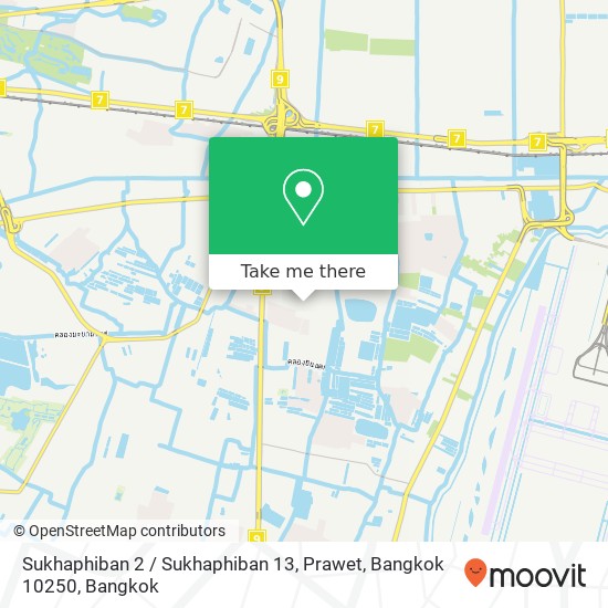 Sukhaphiban 2 / Sukhaphiban 13, Prawet, Bangkok 10250 map