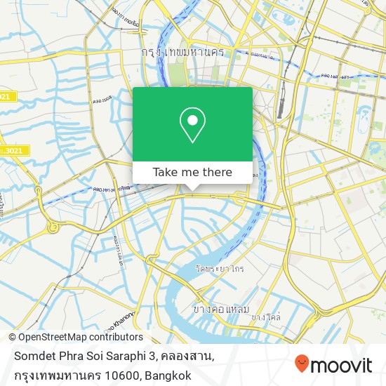 Somdet Phra Soi Saraphi 3, คลองสาน, กรุงเทพมหานคร 10600 map