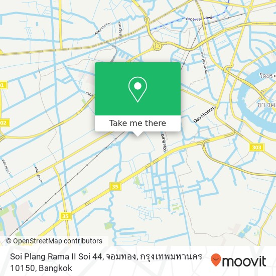 Soi Plang Rama II Soi 44, จอมทอง, กรุงเทพมหานคร 10150 map