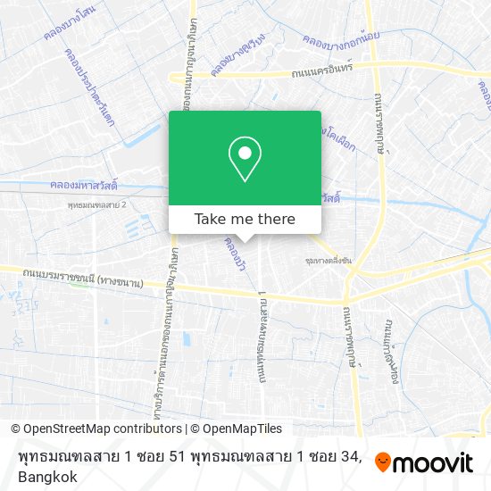 พุทธมณฑลสาย 1 ซอย 51 พุทธมณฑลสาย 1 ซอย 34 map