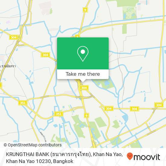 KRUNGTHAI BANK (ธนาคารกรุงไทย), Khan Na Yao, Khan Na Yao 10230 map