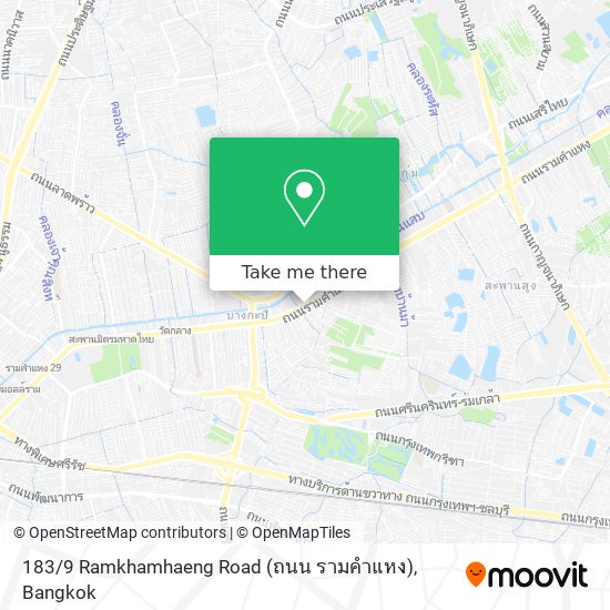 183 / 9 Ramkhamhaeng Road (ถนน รามคำแหง) map