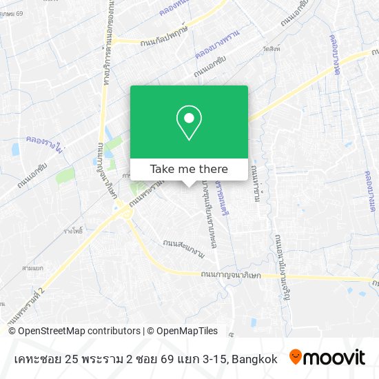 เคหะซอย 25 พระราม 2 ซอย 69 แยก 3-15 map