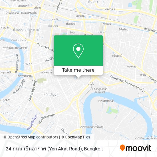 24 ถนน เย็นอากาศ (Yen Akat Road) map