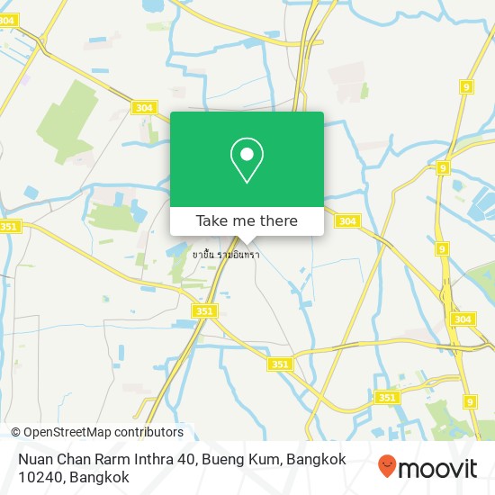 Nuan Chan Rarm Inthra 40, Bueng Kum, Bangkok 10240 map