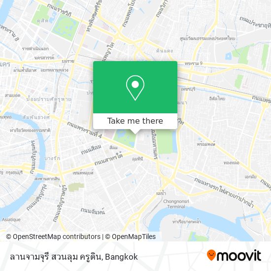 ลานจามจุรี สวนลุม ครูดิน map