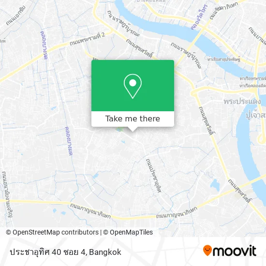 ประชาอุทิศ 40 ซอย 4 map