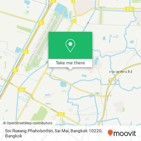 Soi Rueang Phaholyothin, Sai Mai, Bangkok 10220 map
