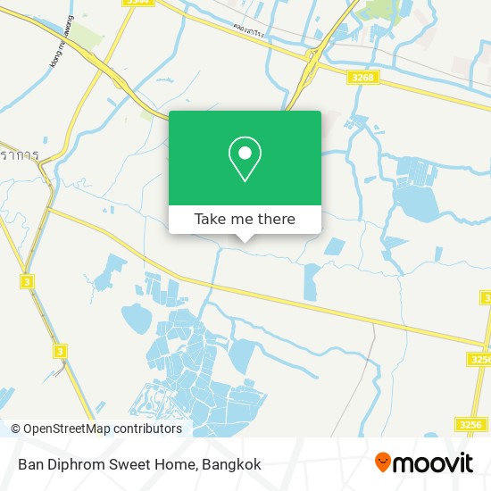 Ban Diphrom Sweet Home map