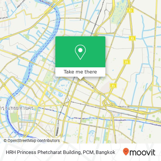 HRH Princess Phetcharat Building, PCM map