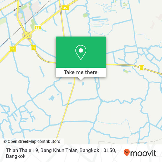 Thian Thale 19, Bang Khun Thian, Bangkok 10150 map