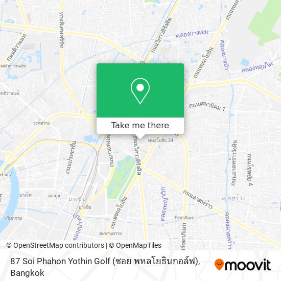 87 Soi Phahon Yothin Golf (ซอย พหลโยธินกอล์ฟ) map