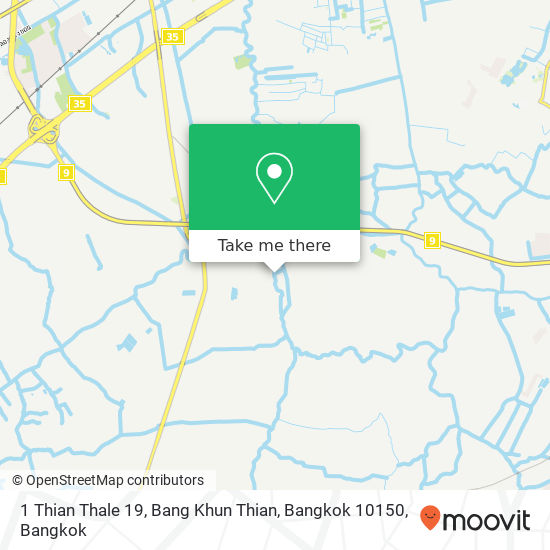 1 Thian Thale 19, Bang Khun Thian, Bangkok 10150 map