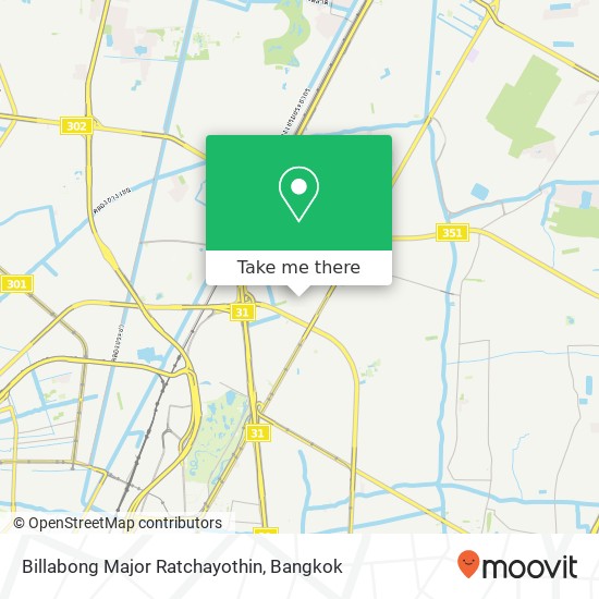 Billabong Major Ratchayothin map