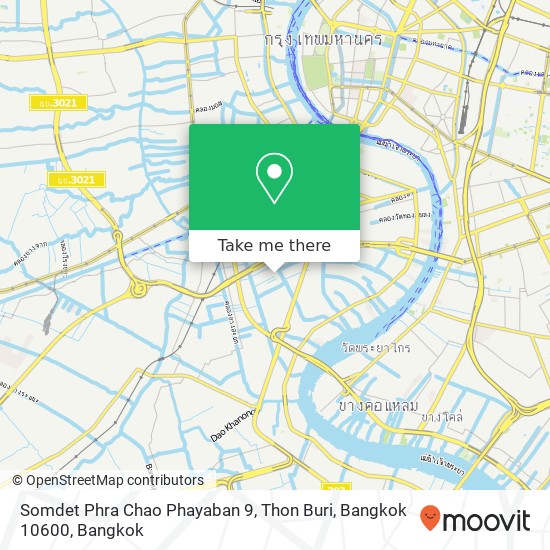 Somdet Phra Chao Phayaban 9, Thon Buri, Bangkok 10600 map