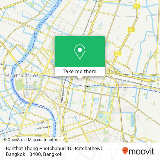 Banthat Thong Phetchaburi 10, Ratchathewi, Bangkok 10400 map
