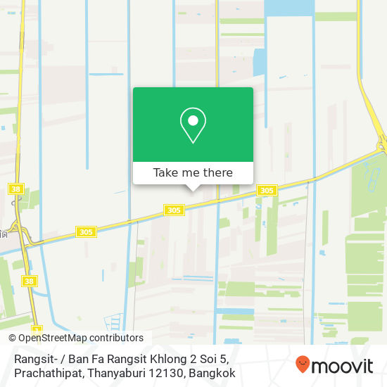 Rangsit- / Ban Fa Rangsit Khlong 2 Soi 5, Prachathipat, Thanyaburi 12130 map