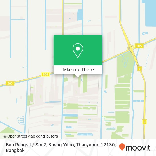 Ban Rangsit / Soi 2, Bueng Yitho, Thanyaburi 12130 map