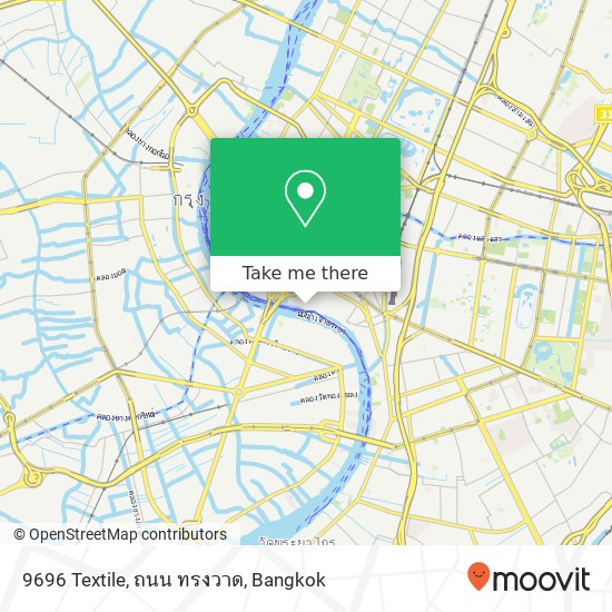 9696 Textile, ถนน ทรงวาด map