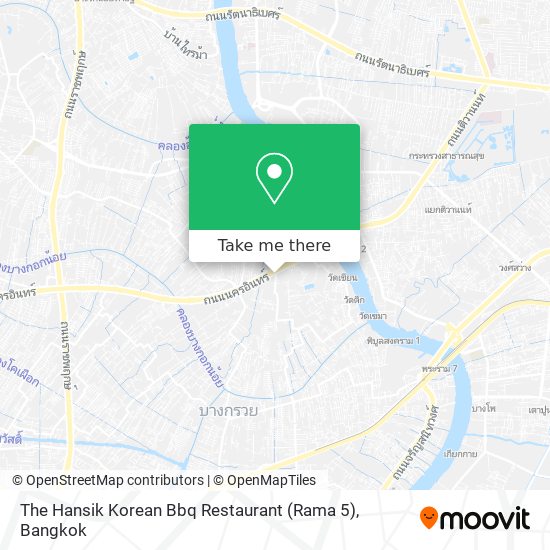 The Hansik Korean Bbq Restaurant (Rama 5) map