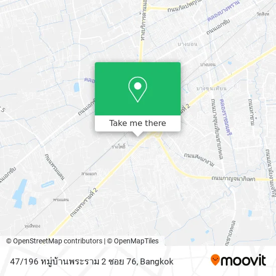 47/196 หมู่บ้านพระราม 2 ซอย 76 map