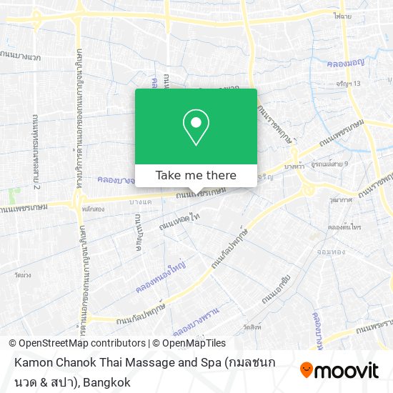 Kamon Chanok Thai Massage and Spa (กมลชนก นวด & สปา) map