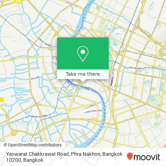 Yaowarat Chakkrawat Road, Phra Nakhon, Bangkok 10200 map
