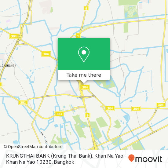 KRUNGTHAI BANK (Krung Thai Bank), Khan Na Yao, Khan Na Yao 10230 map