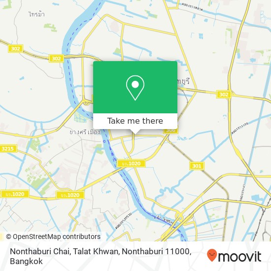 Nonthaburi Chai, Talat Khwan, Nonthaburi 11000 map