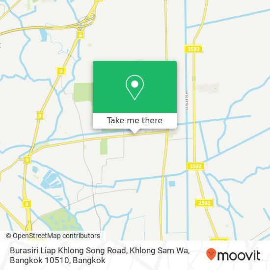 Burasiri Liap Khlong Song Road, Khlong Sam Wa, Bangkok 10510 map