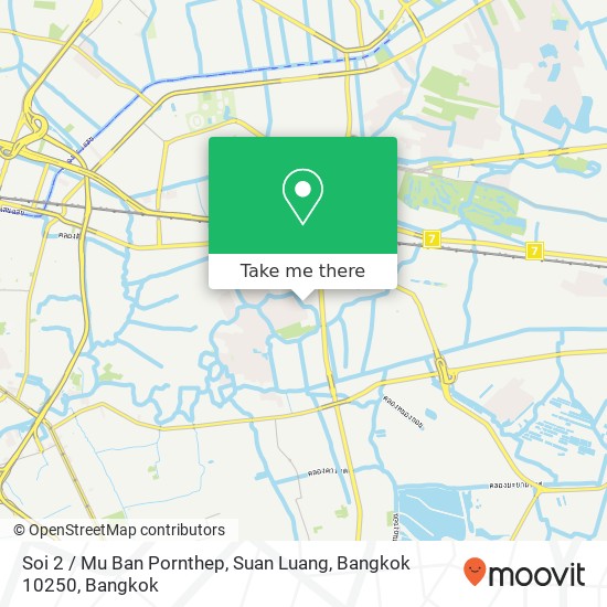 Soi 2 / Mu Ban Pornthep, Suan Luang, Bangkok 10250 map