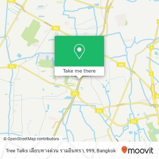 Tree Talks เลียบทางด่วน รามอินทรา, 999 map