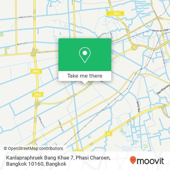 Kanlapraphruek Bang Khae 7, Phasi Charoen, Bangkok 10160 map