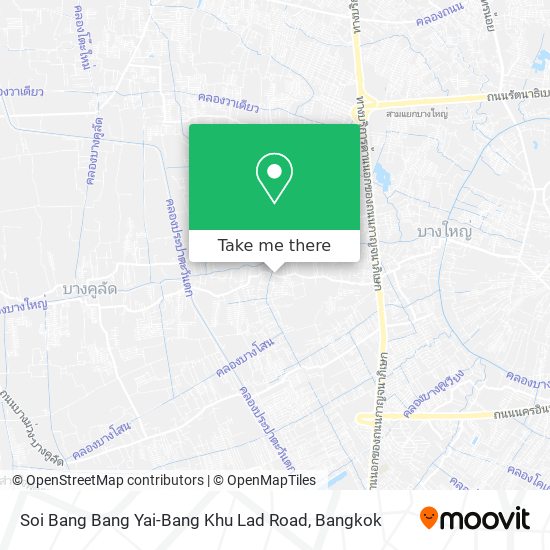 Soi Bang Bang Yai-Bang Khu Lad Road map