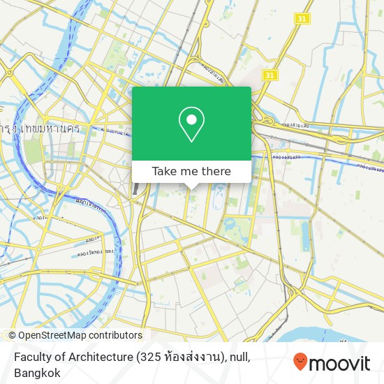 Faculty of Architecture (325 ห้องส่งงาน), null map