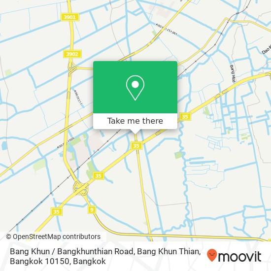 Bang Khun / Bangkhunthian Road, Bang Khun Thian, Bangkok 10150 map