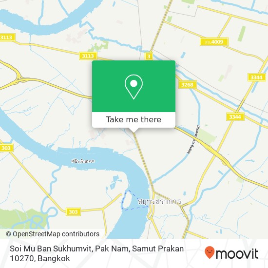 Soi Mu Ban Sukhumvit, Pak Nam, Samut Prakan 10270 map