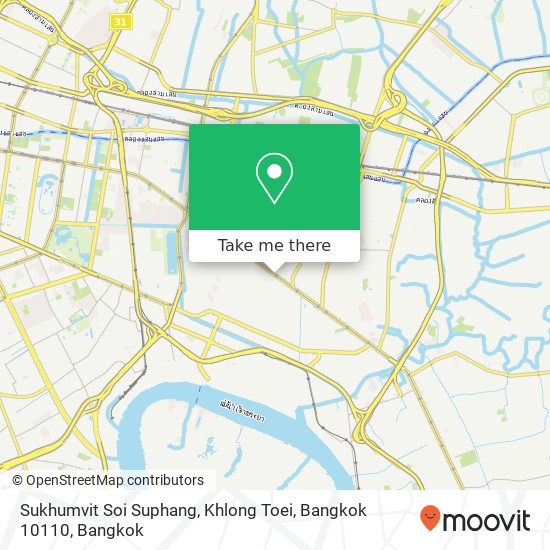 Sukhumvit Soi Suphang, Khlong Toei, Bangkok 10110 map