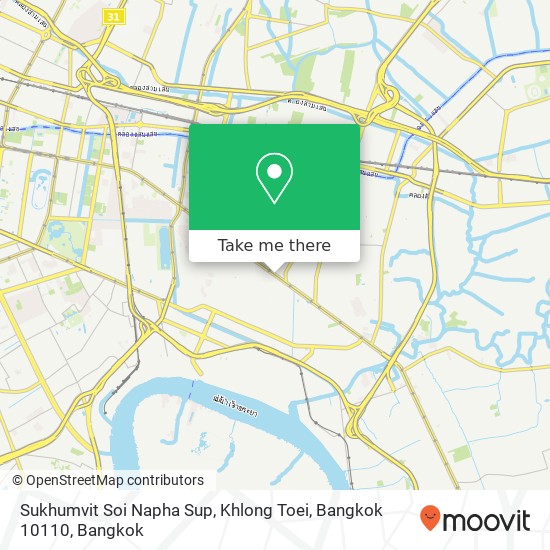 Sukhumvit Soi Napha Sup, Khlong Toei, Bangkok 10110 map