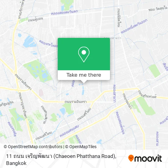 11 ถนน เจริญพัฒนา (Chaeoen Phatthana Road) map