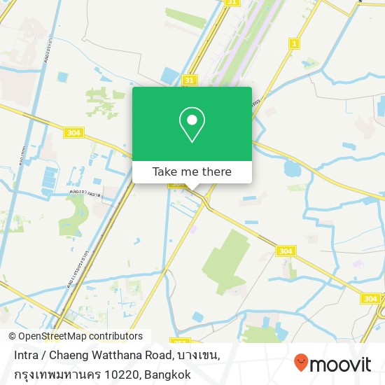 Intra / Chaeng Watthana Road, บางเขน, กรุงเทพมหานคร 10220 map