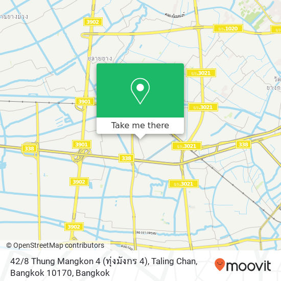 42 / 8 Thung Mangkon 4 (ทุ่งมังกร 4), Taling Chan, Bangkok 10170 map