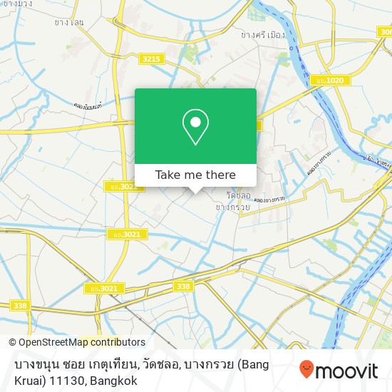 บางขนุน ซอย เกตุเทียน, วัดชลอ, บางกรวย (Bang Kruai) 11130 map