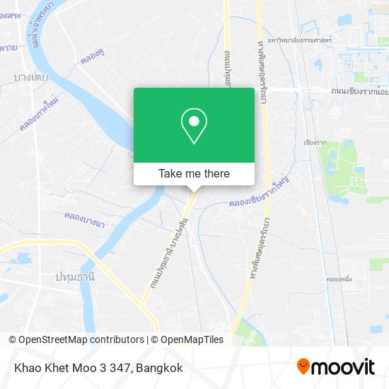 Khao Khet Moo 3 347 map