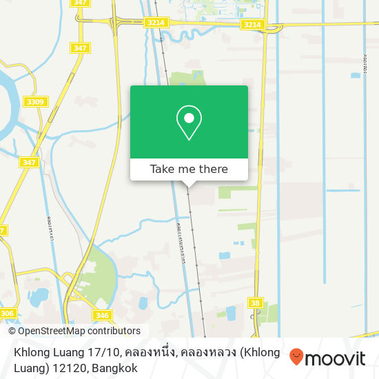 Khlong Luang 17 / 10, คลองหนึ่ง, คลองหลวง (Khlong Luang) 12120 map