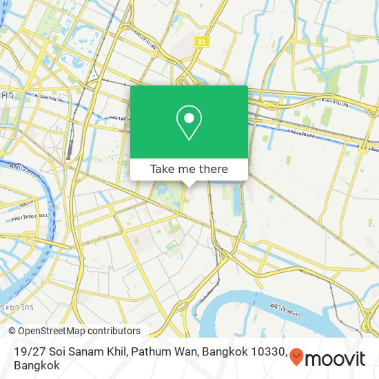 19 / 27 Soi Sanam Khil, Pathum Wan, Bangkok 10330 map