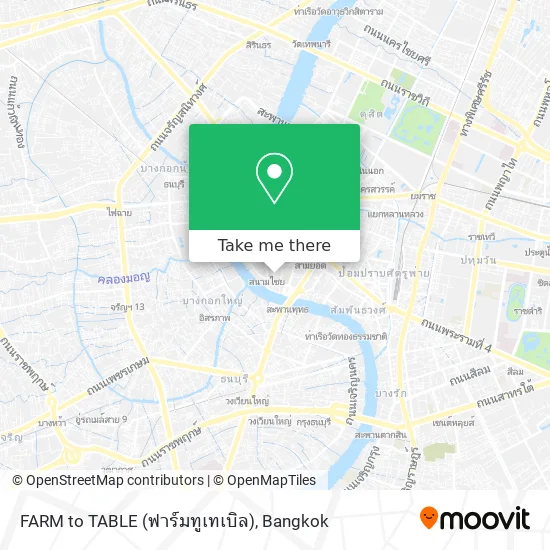 FARM to TABLE (ฟาร์มทูเทเบิล) map